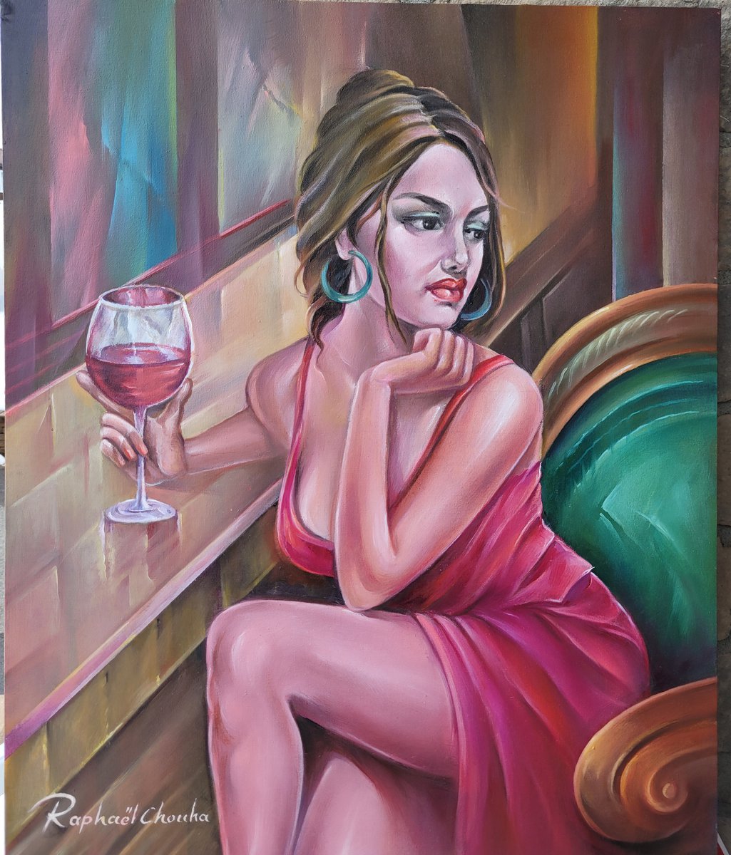 The drunk lady by Raphael Chouha