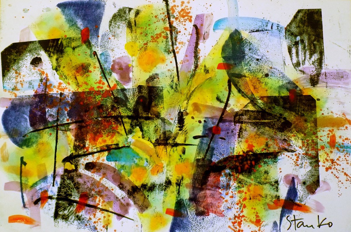 Abstract Landscape-Xvii By Stanislav Bojankov, 26 X 17, Artwork For Sale On Artfinder