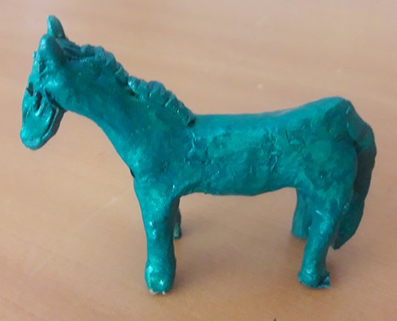 Ceramic horse figure