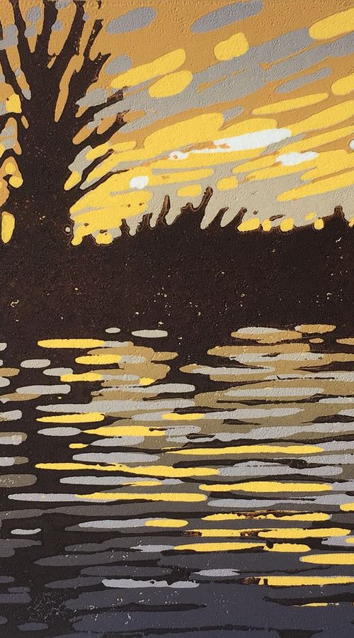 Sunset Ripples by Alexandra Buckle