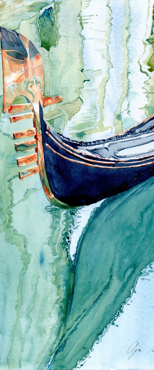Venice Boat by Olga Koelsch
