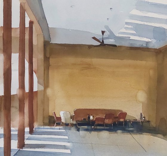 Summer light, tea time