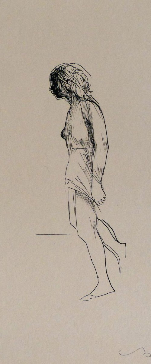 The Woman 7, 29x21 cm by Frederic Belaubre