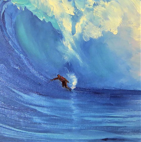 Big wave.Surfing