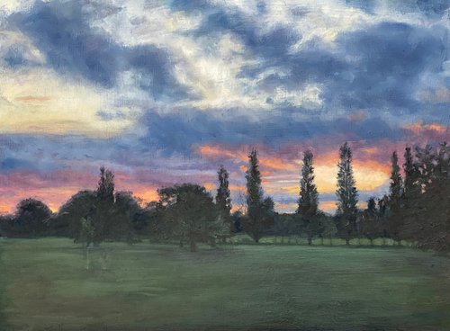 Sunset in Mill Hill Park (VII) by Diana Sandetskaya