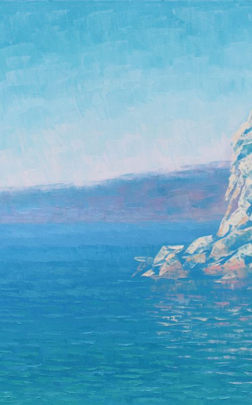 Cliff seacoast by Vitalii Konoval