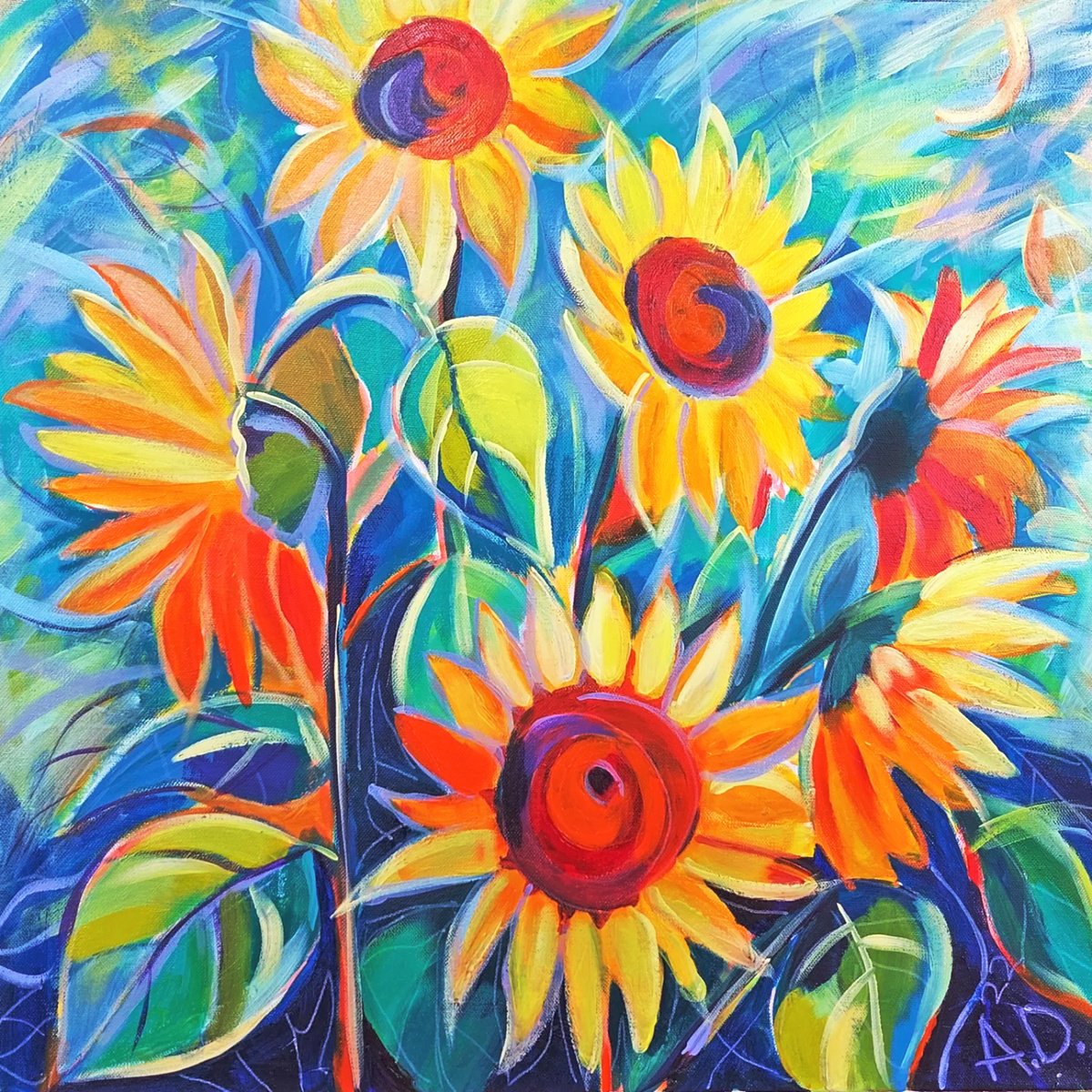 Sunflowers by Angelina Doseva