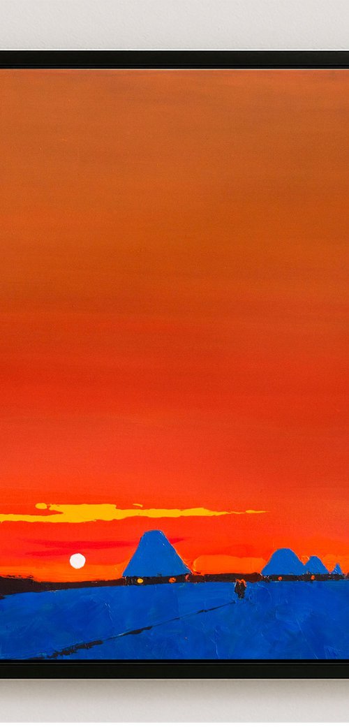 Orange sky by Bohdan Katolyk