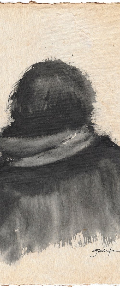 Figure / Winter Silhouette by Gozde Temiz Istanbul