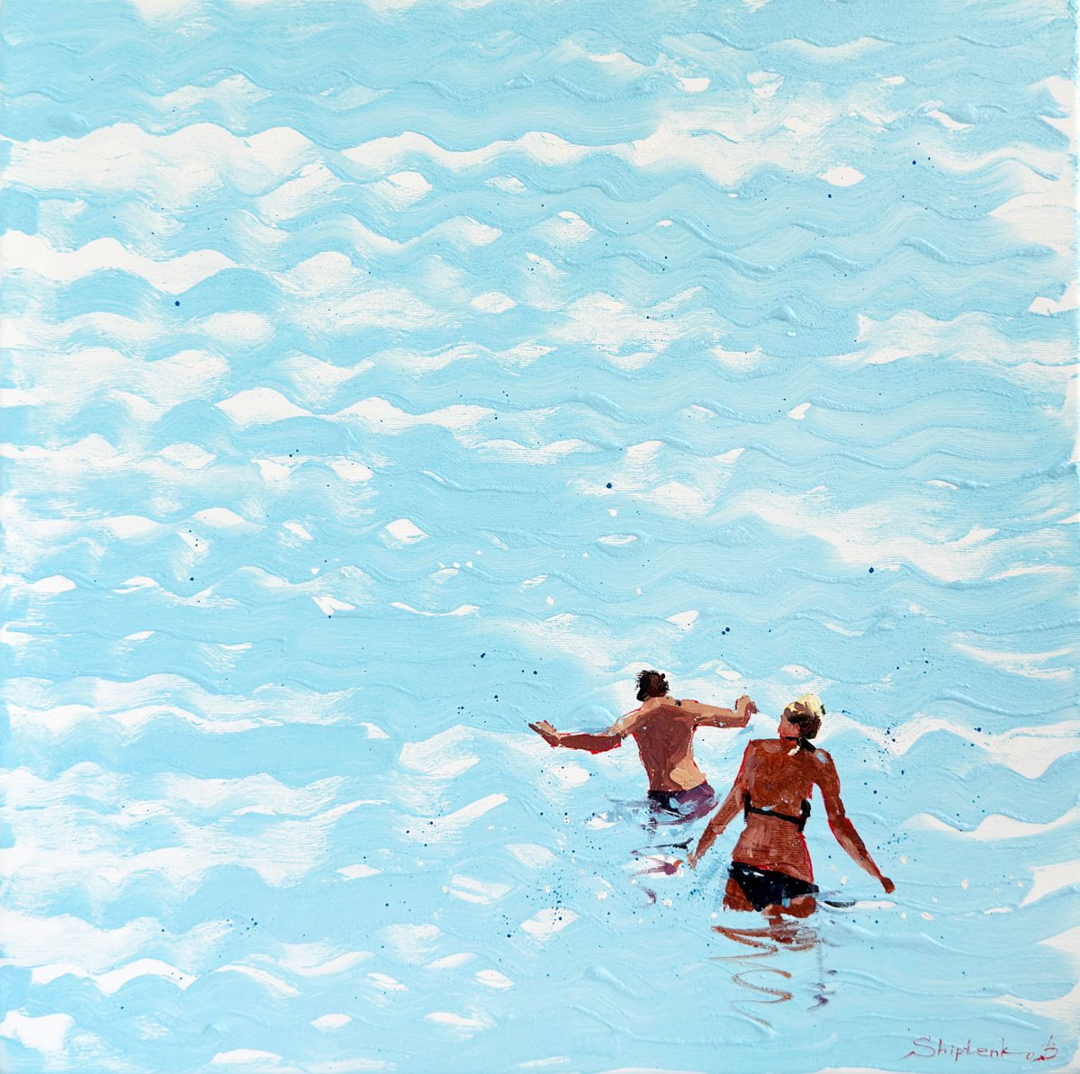 Water Moment By Bogdan Shiptenko, 20 X 20, Artwork For Sale On Artfinder
