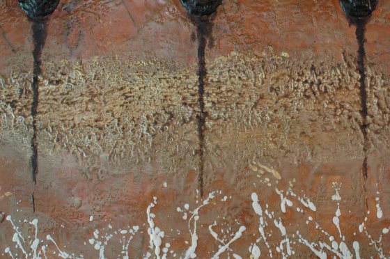 "Ternary Perception". Encaustic.