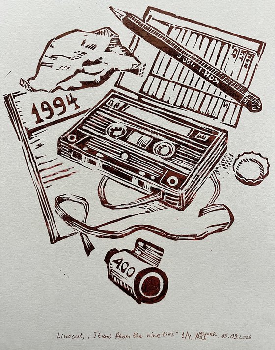Items from the nineties. Music cassette