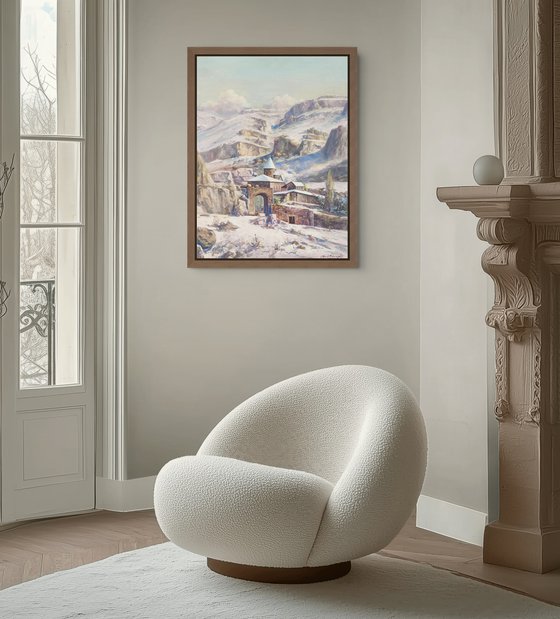 Monastery in the Snow