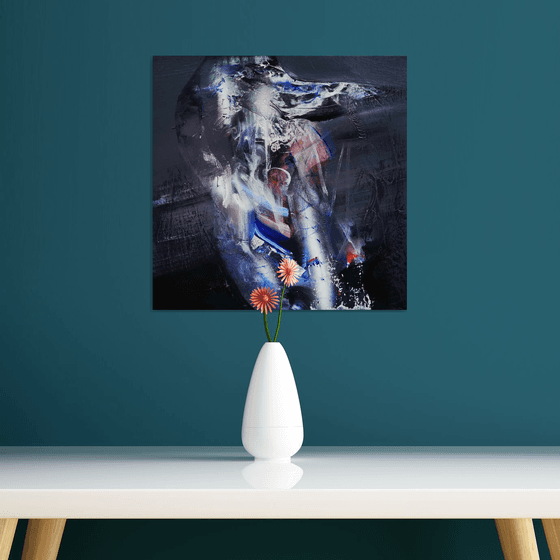 Small painting offer enigma of universe fascinating style by O Kloska