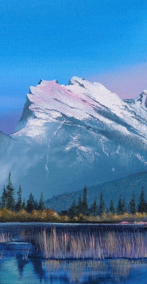 Twilight in the mountains by Kakajan Charyyev