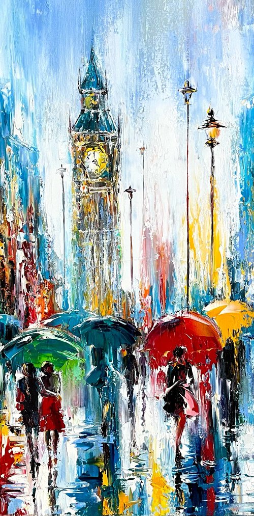Happy rain by Olena Romanenko