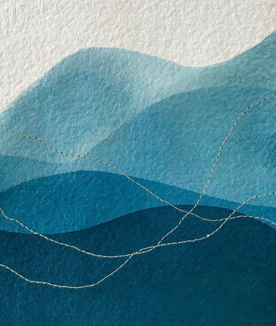 Blue waters (study on paper 3)