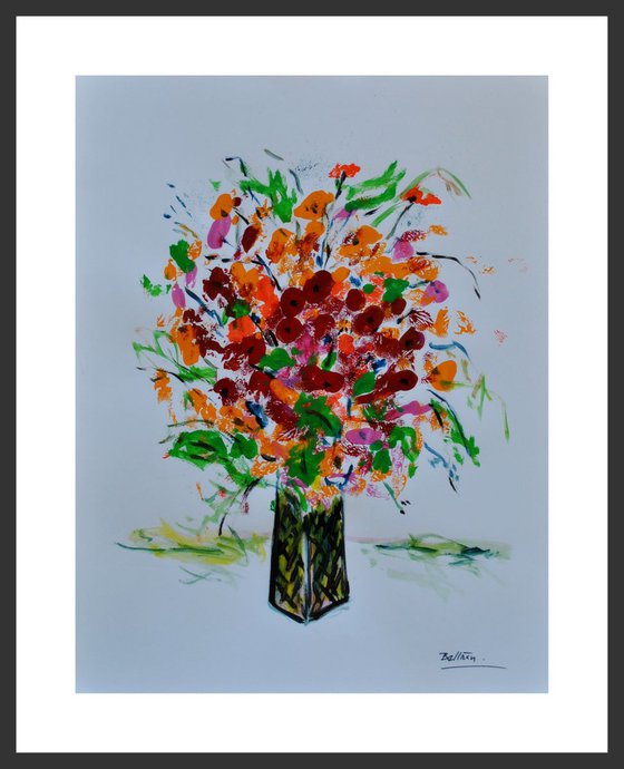 Le bouquet champêtre / 19,68x25,59 in.(50x65cm)