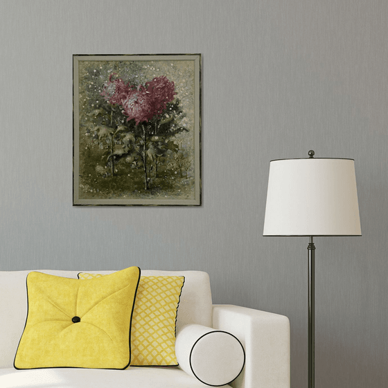 Purple Chrysanthemum flowers