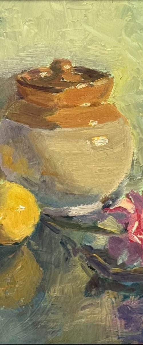 Pink and Yellow by Nithya Swaminathan