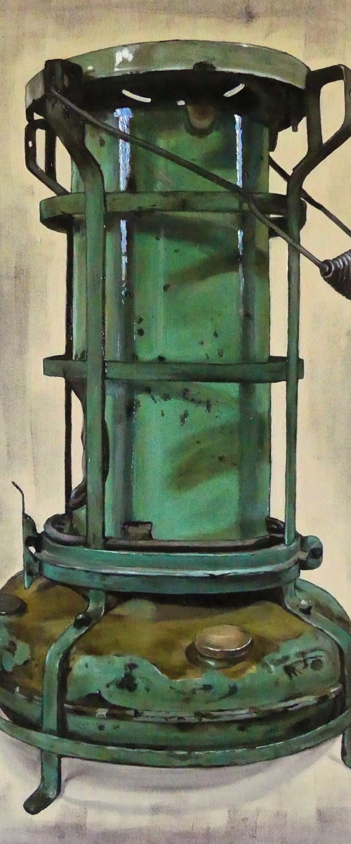 Old stove by Cécile Pardigon