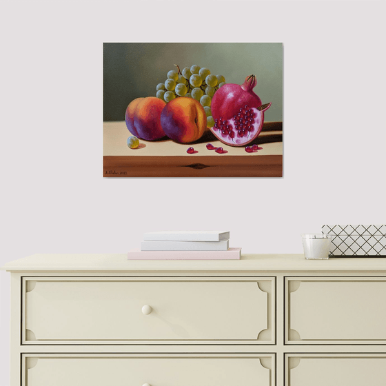Still life with autumn fruits