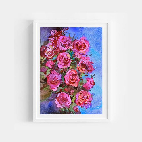 Pink Roses by Tanbelia