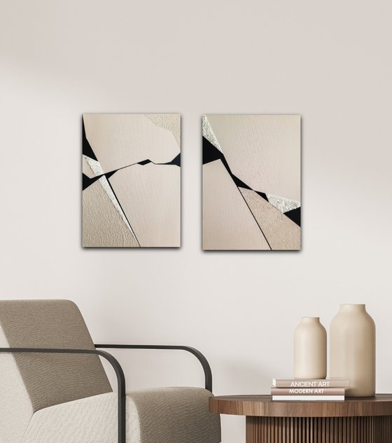 Rift 1 diptych