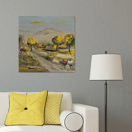 Autumn Road in the Foothills