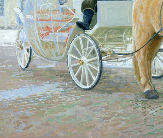 The cart with horses