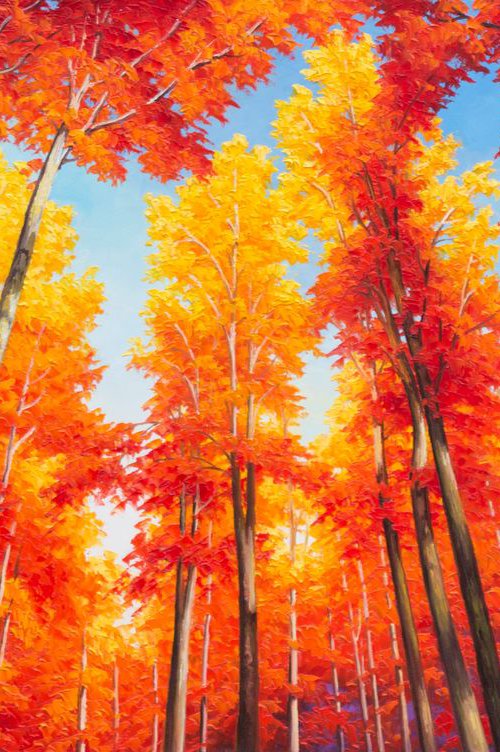 AUTUMN FOREST by Oleksii Vylusk