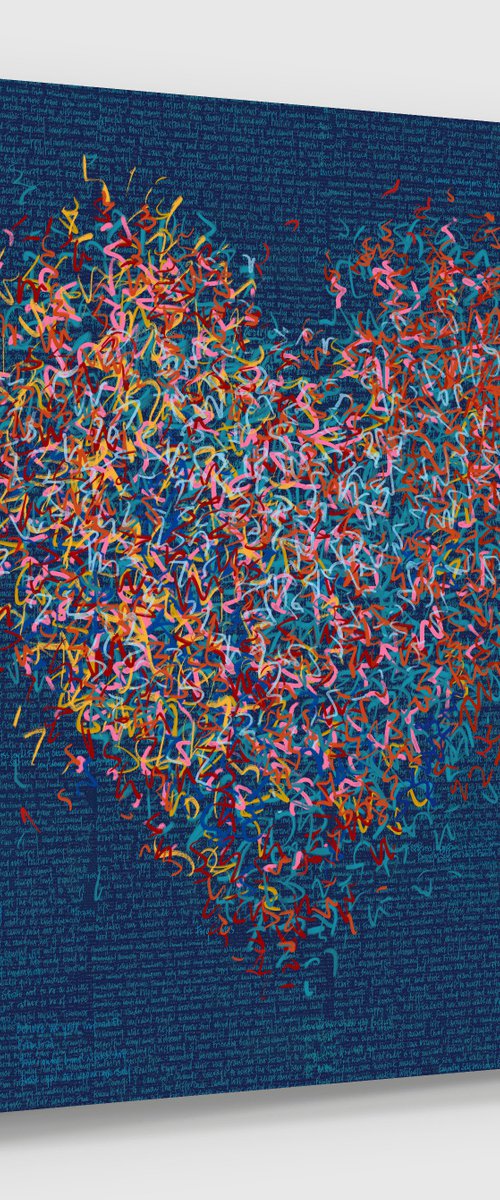The Eternal Optimist 127 x 127cm by George Hall
