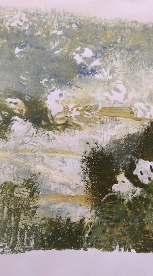 Landscape Monoprint 2 by Annie Meier