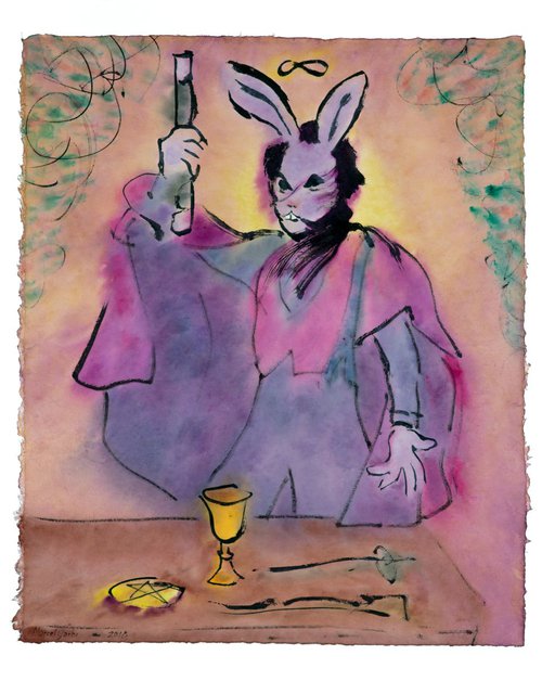 The Rabbit Magician by Marcel Garbi
