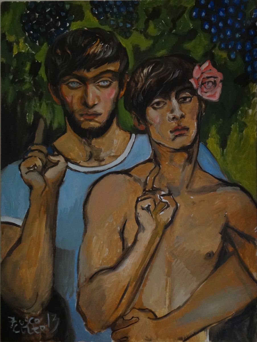 Gays Of Caucasus By Fosco Culto, 24 X 31, Artwork For Sale On Artfinder