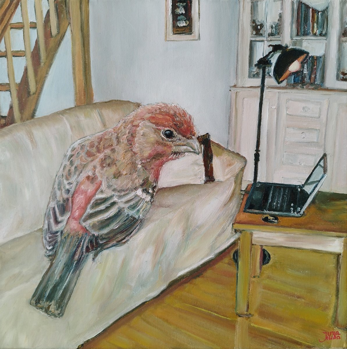 Bird At Home by Jura Kuba Art