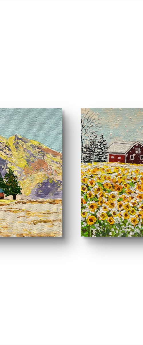 Red Barns by Amita Dand