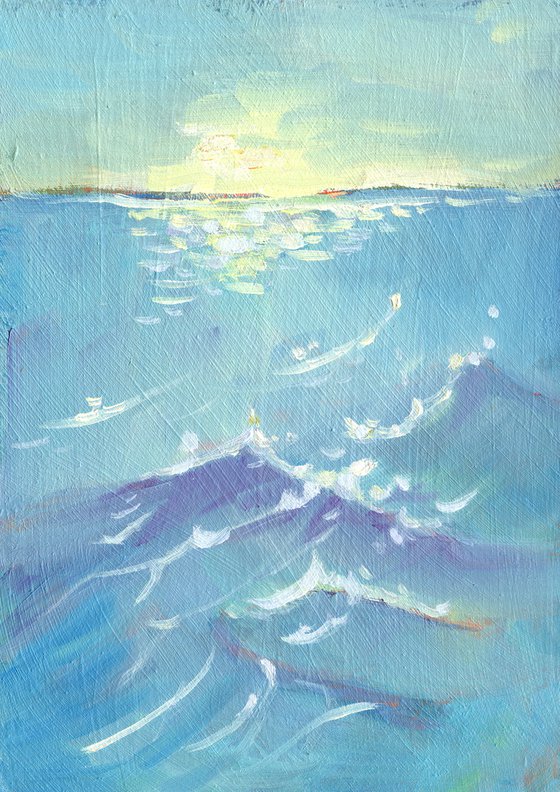 Small Painting - Gentle Sea