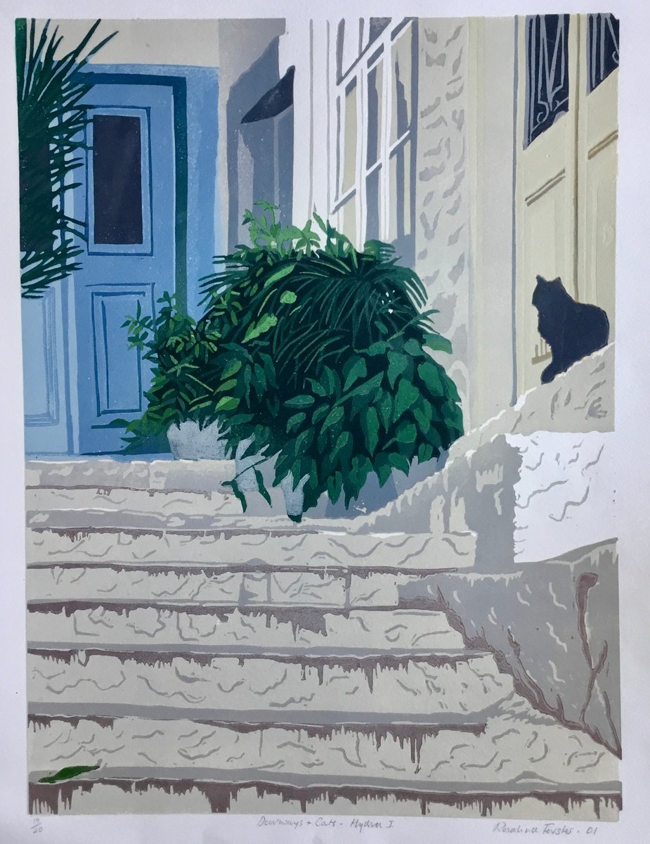 Doorway and Cat Hydra by Rosalind Forster