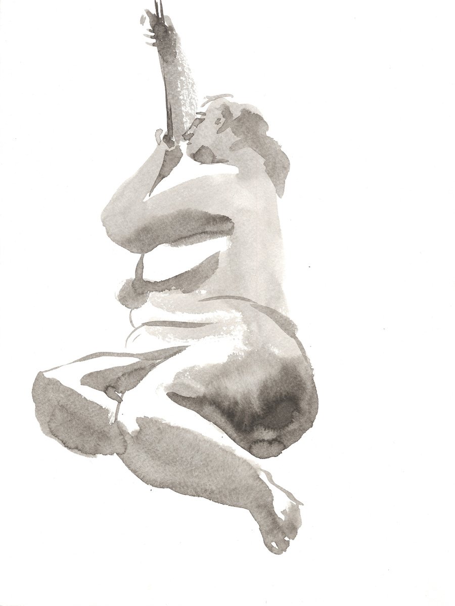 Big Nude.Ink.Brush #14 by Natalia Ushakova