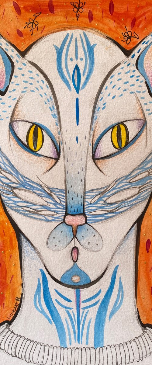 Cat from another world by Lidia Matviyenko /Lidikart/