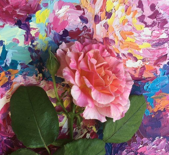 "Roses "Claude Monet"