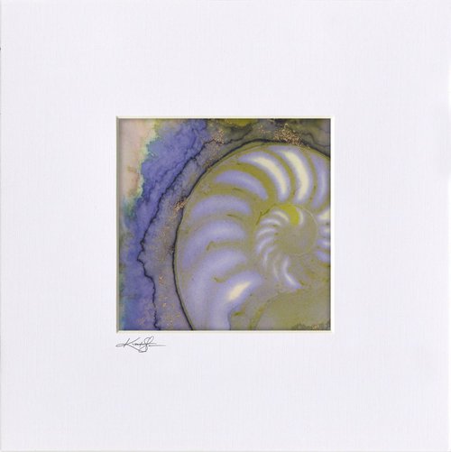 Nautilus Shell 3 - Sea Shell painting by Kathy Morton Stanion by Kathy Morton Stanion