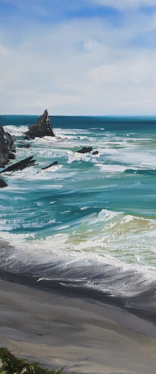Hartland Quay, Devon by Jo Earl