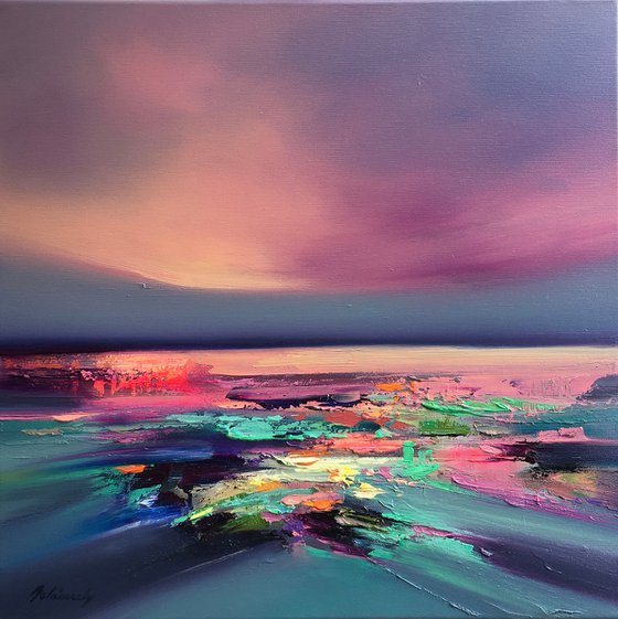 Glowing horizon