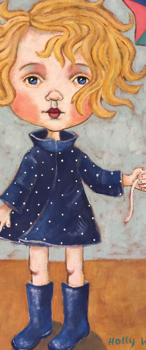 "Windy. Wintery. Wellies." by Holly Wojahn