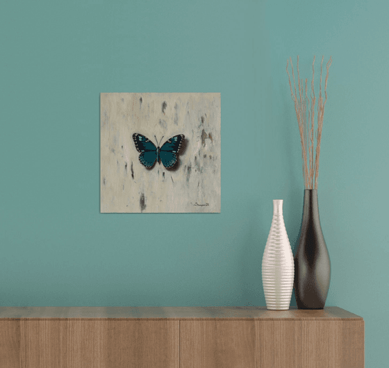 The Teal Butterfly