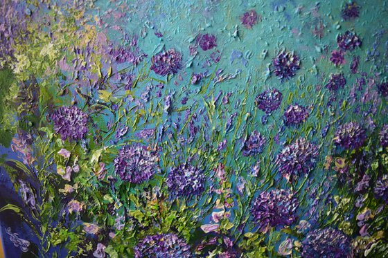 Beneath Lilac -A floral landscape