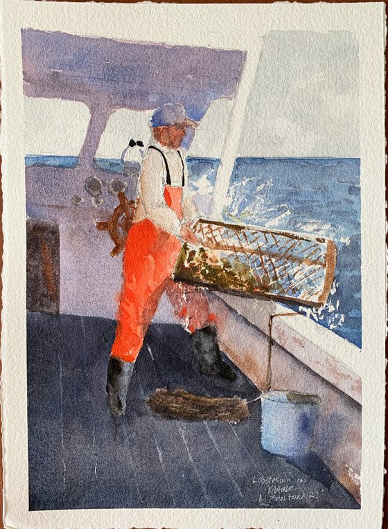 Lobstering in Maine