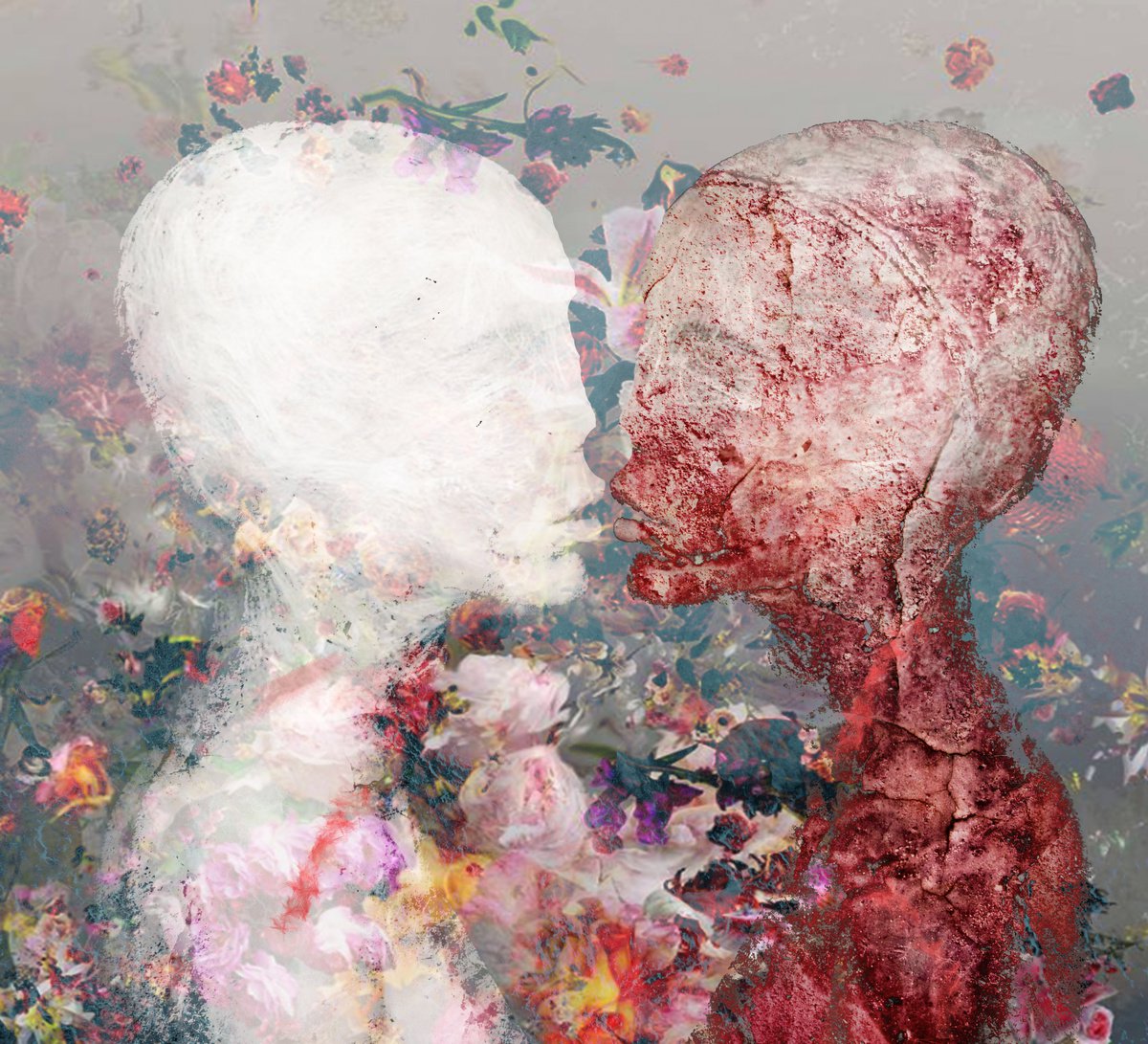 Illustrative Portrait Photograph By Srdjan Jevtic, 39 X 35", Black Lives Matter, Original Artwork